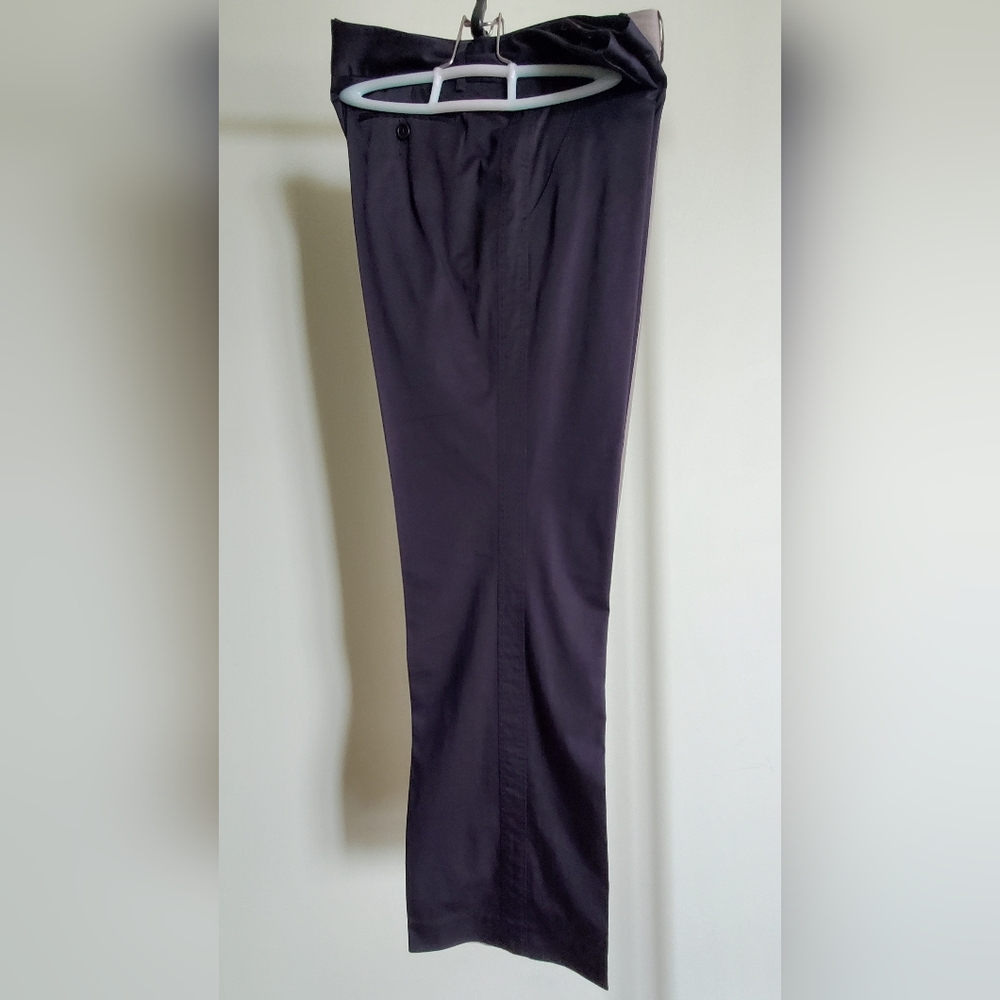 BCBGMAXAZRIA 2 Pairs Straight Leg Pants Black & Sand